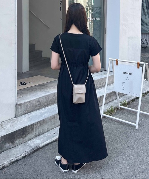 INGNI(イング)の「ベアドッキングワンピース(ワンピース・レディース・ホワイト×ブラック/ブラック×ブラック・M)」の14枚目の写真