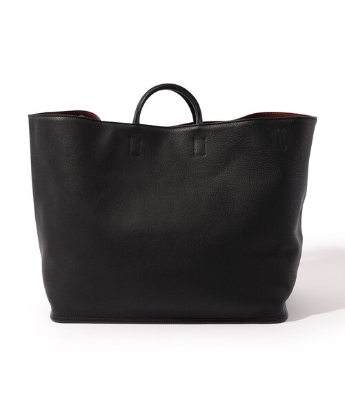 TOMORROWLAND （トゥモローランド）の「【別注】A CLUB HOUSE レザートート（トートバッグ・メンズ・ブラック/ベージュ・FREE）」の2枚目の写真