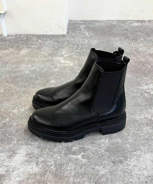 fredy emue（フレディエミュ）の「【ENESS/ エネス】サイドゴアショートブーツ（ブーツ・レディース・ブラック・37/38）」の8枚目の写真