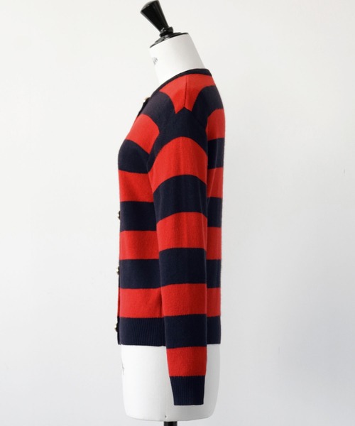 9/30まで値下げ！　アルゴンキン　ニットカーディガン　ボーダー　バタフライ 9/30まで値下げ！ アルゴンキン ニットカーディガン ボーダー