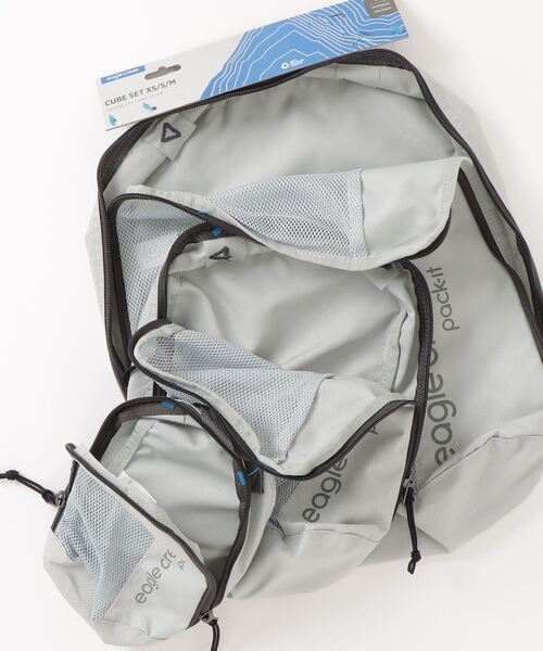 EagleCreek（イーグルクリーク）の「EagleCreek/PACK-IT REVEAL CUBE SET/リヴィールキューブ セット（トラベルグッズ・メンズ・ブラック/グレー・FREE）」の6枚目の写真
