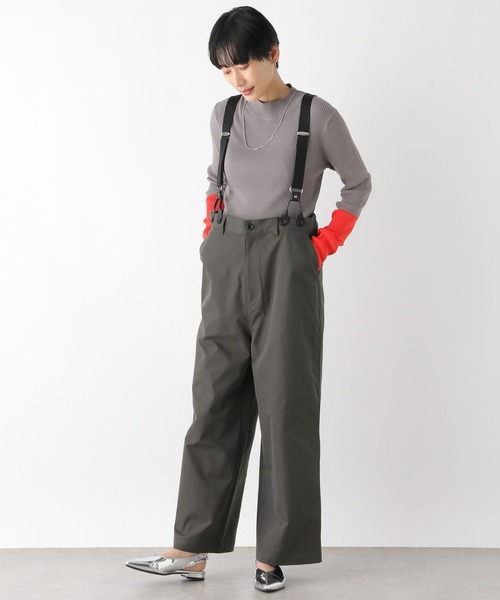 LEPSIM（レプシィム）の「サス付きツイルパンツ　133623（その他パンツ・レディース・チャコールグレー/ブラウン・FREE）」の15枚目の写真