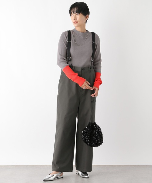 LEPSIM（レプシィム）の「サス付きツイルパンツ　133623（その他パンツ・レディース・チャコールグレー/ブラウン・FREE）」の18枚目の写真