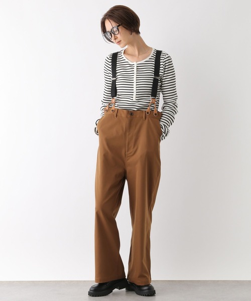 LEPSIM（レプシィム）の「サス付きツイルパンツ　133623（その他パンツ・レディース・チャコールグレー/ブラウン・FREE）」の21枚目の写真