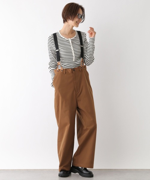 LEPSIM（レプシィム）の「サス付きツイルパンツ　133623（その他パンツ・レディース・チャコールグレー/ブラウン・FREE）」の22枚目の写真