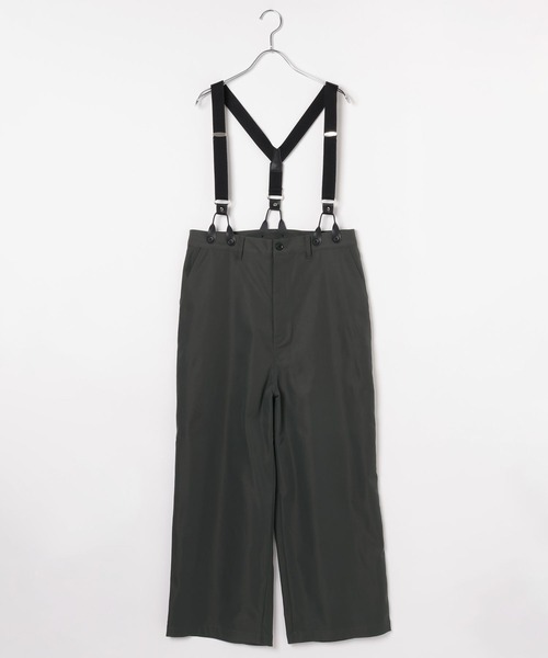 LEPSIM（レプシィム）の「サス付きツイルパンツ　133623（その他パンツ・レディース・チャコールグレー/ブラウン・FREE）」の4枚目の写真