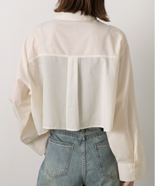 ad thie(アドティエ)の「刺繍入り ショート丈シャツ(シャツ/ブラウス・レディース・アイボリー・LARGE/MEDIUM)」の14枚目の写真