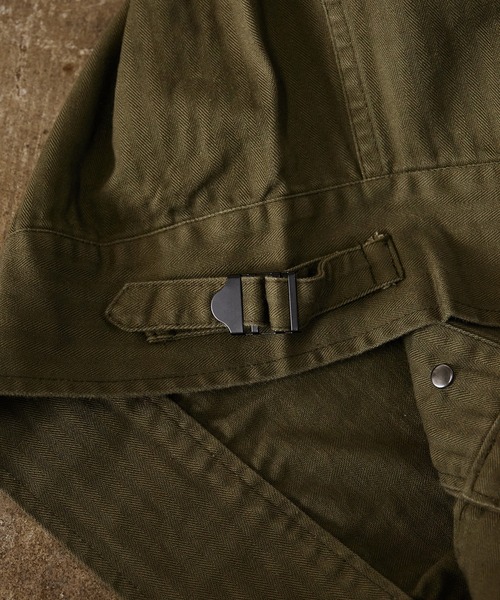 ROOPTOKYO(ループトウキョウ)の「USタイプ M41 HBT ショートジャケット 初期型(ミリタリージャケット・メンズ・オリーブ/ナチュラル・42/40/38)」の15枚目の写真