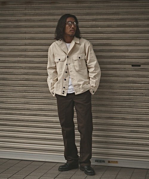 RAVEN 多ポケット ミリタリージャケット ベージュ ワンフォークロージング 1111clothing ◇2way パディング MA－1