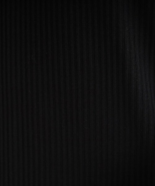 DRESKIP（ドレスキップ）の「◆きれいめにもモードにも　テレコパワショルトップス（Tシャツ/カットソー・レディース・イエロー/オフホワイト/ホワイト系5/ブラック・02/03/04）」の12枚目の写真