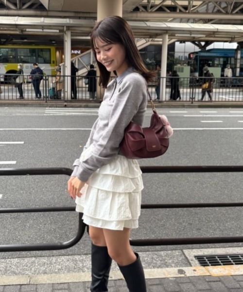 Chico（チコ）の「【500mlペットボトル収納可】リボンモチーフサークル