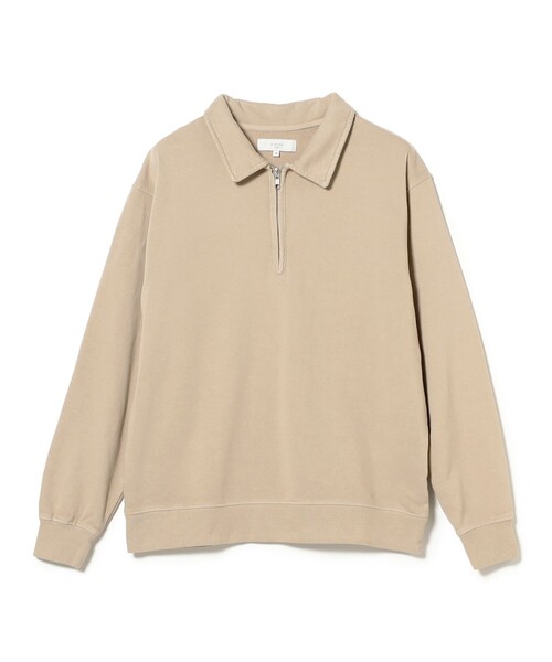 B:MING by BEAMS（ビーミングバイビームス）の「カラー ハーフジップ スウェット（スウェット・メンズ・ベージュ/ネイビー・SMALL/MEDIUM/LARGE/X-LARGE）」の10枚目の写真