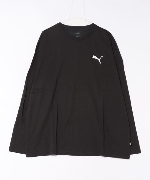 PUMA(プーマ)の「PUMA プーマ メンズ ESS リラックス 長袖 Tシャツ(Tシャツ/カットソー・メンズ・ヘザーグレー/ブラック/ホワイト/タン/ネイビー・SMALL/X-LARGE/LARGE/MEDIUM/X-SMALL)」の8枚目の写真