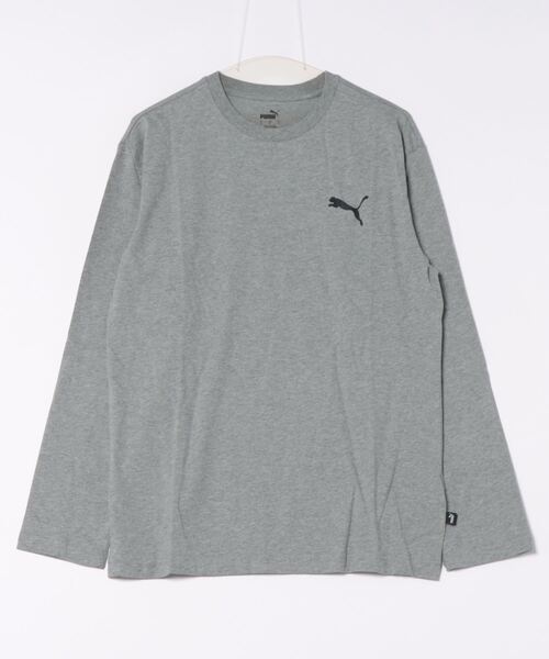 PUMA(プーマ)の「PUMA プーマ メンズ ESS リラックス 長袖 Tシャツ(Tシャツ/カットソー・メンズ・ヘザーグレー/ブラック/ホワイト/タン/ネイビー・SMALL/X-LARGE/LARGE/MEDIUM/X-SMALL)」の9枚目の写真