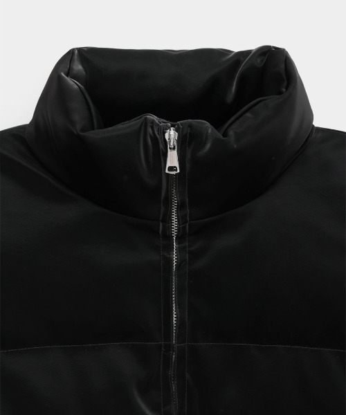 BLACKUP（ブラックアップ）の「[MADE] ハイブグロッシークロップ中綿ジャケット（ダウンジャケット/コート・レディース・ブラック・ONESIZE）」の22枚目の写真