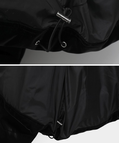 BLACKUP（ブラックアップ）の「[MADE] ハイブグロッシークロップ中綿ジャケット（ダウンジャケット/コート・レディース・ブラック・ONESIZE）」の21枚目の写真