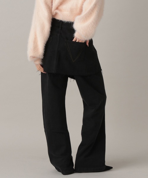 FOREVER 21（フォーエバー トゥエンティーワン）の「【2024FW】レイヤードデニムパンツ（デニムパンツ・レディース・ブルー/グレー・MEDIUM/SMALL）」の13枚目の写真