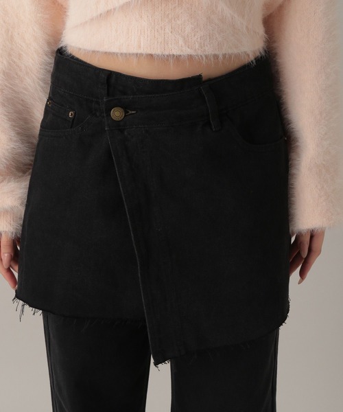 FOREVER 21（フォーエバー トゥエンティーワン）の「【2024FW】レイヤードデニムパンツ（デニムパンツ・レディース・ブルー/グレー・MEDIUM/SMALL）」の20枚目の写真