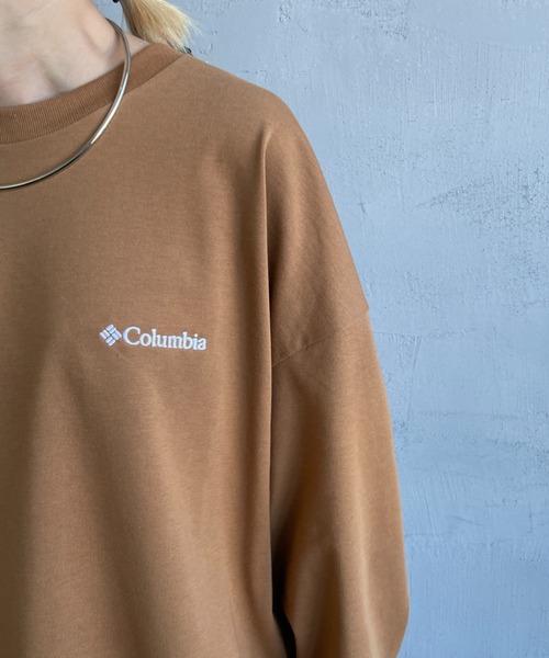 Columbia（コロンビア）の「【WEB限定】[Columbia/コロンビア] LOST BROOK バックプリントロンT（Tシャツ/カットソー・レディース・ブラック/ダークグリーン/ホワイト/キャメル・M/L/XL）」の7枚目の写真