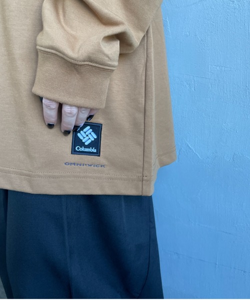 Columbia（コロンビア）の「【WEB限定】[Columbia/コロンビア] LOST BROOK バックプリントロンT（Tシャツ/カットソー・レディース・ブラック/ダークグリーン/ホワイト/キャメル・M/L/XL）」の9枚目の写真