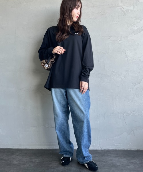 Columbia（コロンビア）の「【WEB限定】[Columbia/コロンビア] LOST BROOK バックプリントロンT（Tシャツ/カットソー・レディース・ブラック/ダークグリーン/ホワイト/キャメル・M/L/XL）」の22枚目の写真
