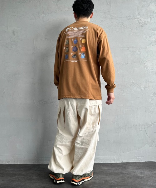 Columbia（コロンビア）の「【WEB限定】[Columbia/コロンビア] LOST BROOK バックプリントロンT（Tシャツ/カットソー・レディース・ブラック/ダークグリーン/ホワイト/キャメル・M/L/XL）」の15枚目の写真