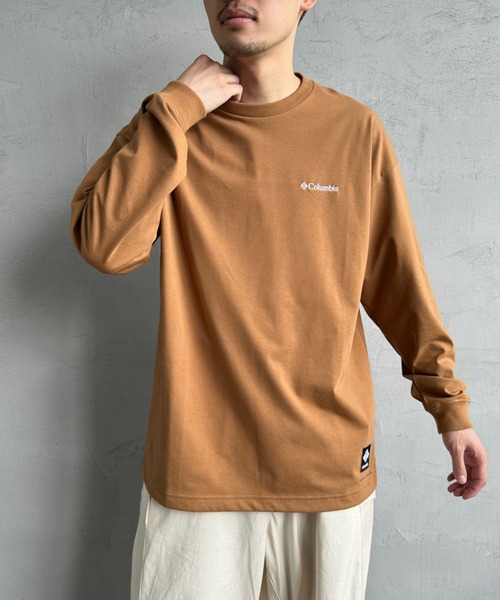 Columbia（コロンビア）の「【WEB限定】[Columbia/コロンビア] LOST BROOK バックプリントロンT（Tシャツ/カットソー・レディース・ブラック/ダークグリーン/ホワイト/キャメル・M/L/XL）」の10枚目の写真