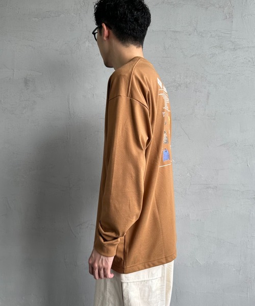 Columbia（コロンビア）の「【WEB限定】[Columbia/コロンビア] LOST BROOK バックプリントロンT（Tシャツ/カットソー・レディース・ブラック/ダークグリーン/ホワイト/キャメル・M/L/XL）」の11枚目の写真