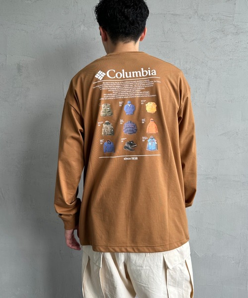 Columbia（コロンビア）の「【WEB限定】[Columbia/コロンビア] LOST BROOK バックプリントロンT（Tシャツ/カットソー・レディース・ブラック/ダークグリーン/ホワイト/キャメル・M/L/XL）」の12枚目の写真