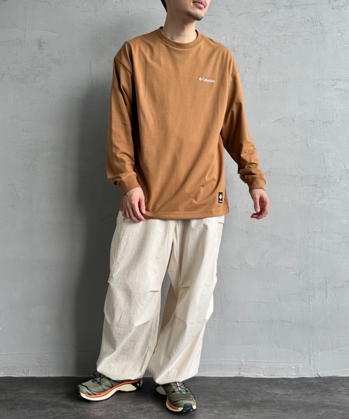 Columbia（コロンビア）の「【WEB限定】[Columbia/コロンビア] LOST BROOK バックプリントロンT（Tシャツ/カットソー・レディース・ブラック/ダークグリーン/ホワイト/キャメル・M/L/XL）」の13枚目の写真