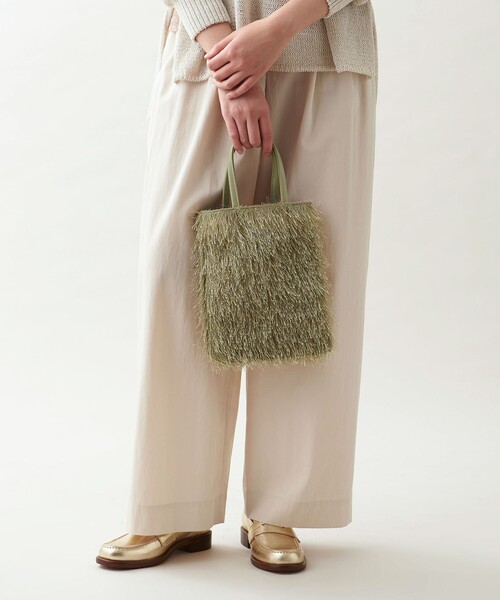 ODETTE E ODILE（オデットエオディール）の「フェザーライク トート（トートバッグ・レディース・ケリーグリーン/ダークグレー/ネイビー/ブラック・FREE）」の5枚目の写真