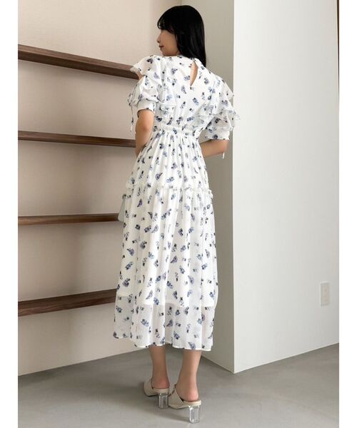 dazzlin ラッフルリボンフラワーワンピース dazzlin(ダズリン)の「ラッフルリボンフラワーワンピース
