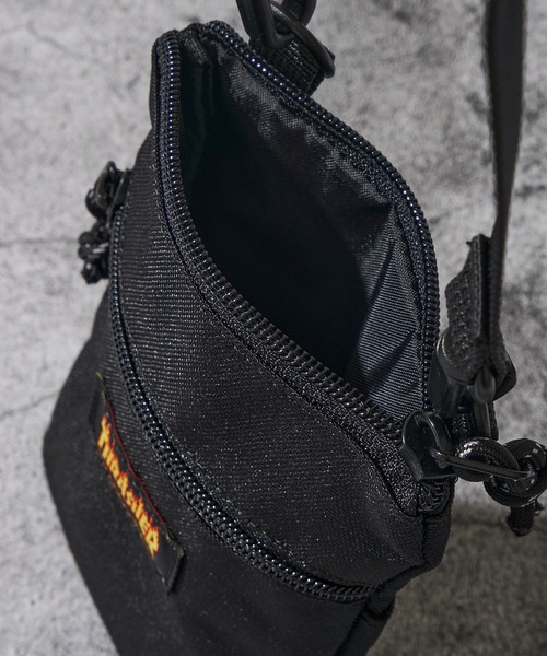 THRASHER（スラッシャー）の「【THRASHER / スラッシャー】SHOULDER POACH / ミニショルダーバッグ（ショルダーバッグ・メンズ・ブラック系2/ブラック系1/レオパード・FREE）」の8枚目の写真