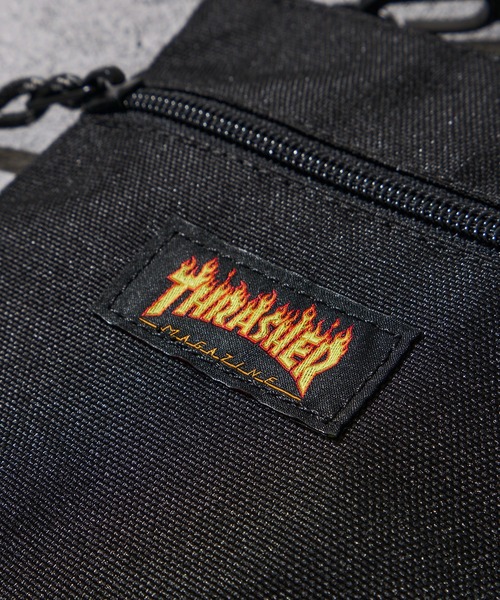 THRASHER（スラッシャー）の「【THRASHER / スラッシャー】SHOULDER POACH / ミニショルダーバッグ（ショルダーバッグ・メンズ・ブラック系2/ブラック系1/レオパード・FREE）」の10枚目の写真