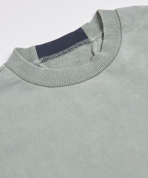 Dulcamara（ドゥルカマラ）の「ピグメントSWカラーチップトレーナー（スウェット・メンズ・グリーン/ベージュ/ブラック・0/1）」の15枚目の写真