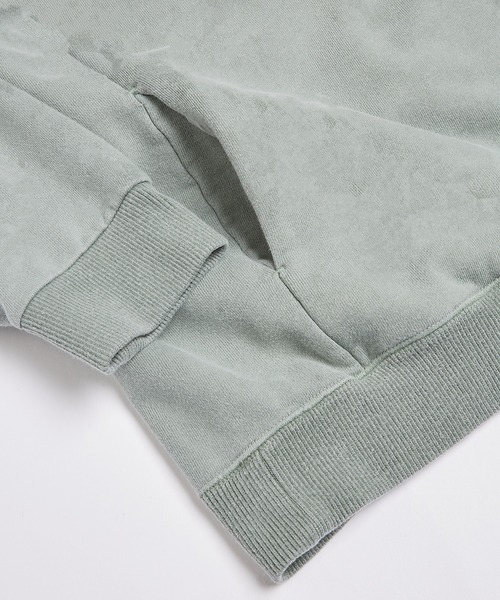 Dulcamara（ドゥルカマラ）の「ピグメントSWカラーチップトレーナー（スウェット・メンズ・グリーン/ベージュ/ブラック・0/1）」の16枚目の写真