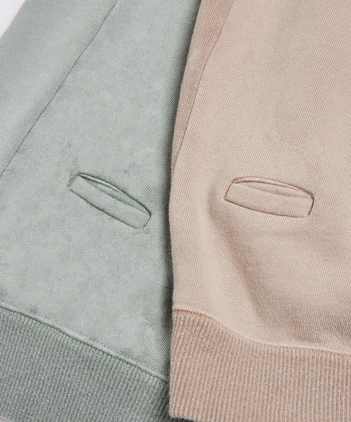 Dulcamara（ドゥルカマラ）の「ピグメントSWカラーチップトレーナー（スウェット・メンズ・グリーン/ベージュ/ブラック・0/1）」の18枚目の写真