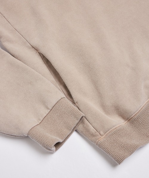 Dulcamara（ドゥルカマラ）の「ピグメントSWカラーチップトレーナー（スウェット・メンズ・グリーン/ベージュ/ブラック・0/1）」の20枚目の写真