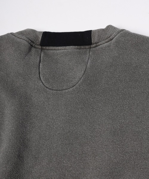 Dulcamara（ドゥルカマラ）の「ピグメントSWカラーチップトレーナー（スウェット・メンズ・グリーン/ベージュ/ブラック・0/1）」の22枚目の写真