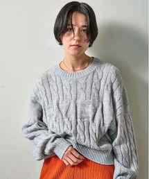 ニット セーター RVCA レディース DIP IN SWEATER セーター/ルーカグラデーションクルーネックセーター レディース RVCA（ルーカ）の「RVCA レディース DIP IN SWEATER セーター