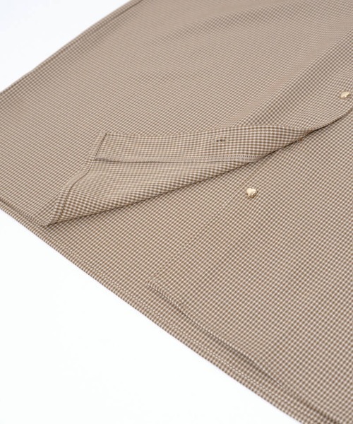 flower（フラワー）の「ハートボタンシャツ（シャツ/ブラウス・レディース・ベージュ/ブラウン・FREE）」の11枚目の写真