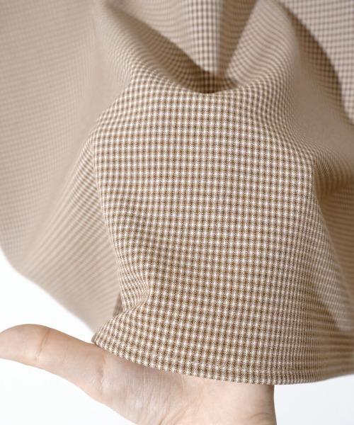 flower（フラワー）の「ハートボタンシャツ（シャツ/ブラウス・レディース・ベージュ/ブラウン・FREE）」の12枚目の写真