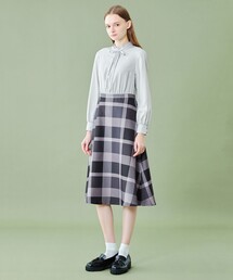 【新品】WEB限定 ブルーレーベル クレストブリッジ フーディー ワンピース BLUE LABEL CRESTBRIDGE(ブルーレーベル・クレストブリッジ