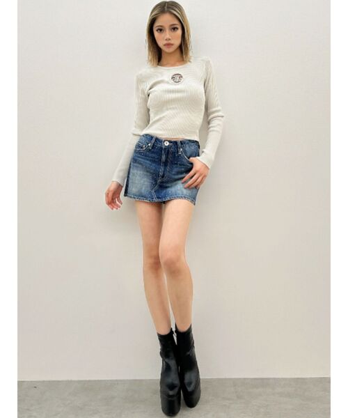 セール】Symmetry GYDA MOLDクルーネックニットトップス（ニット