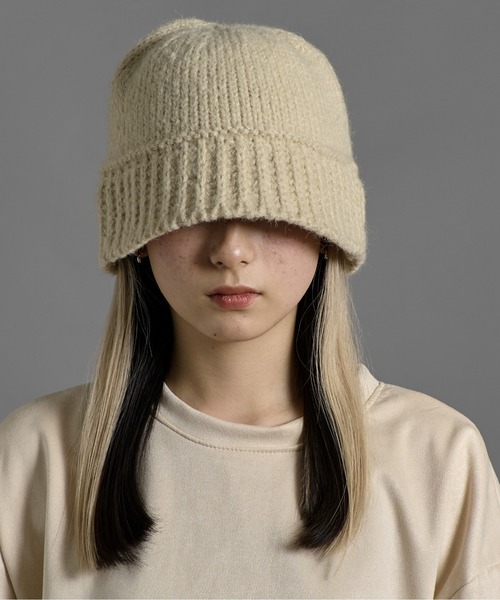 CALIFORNIA OUTFITTERS(カリフォルニア アウトフィッターズ)の「2-11D22 リブ ニット バケットハット ニット帽 バケハ(ハット・レディース・ベージュ/チャコールグレー/ブラック/アイボリー・ONESIZE)」の5枚目の写真