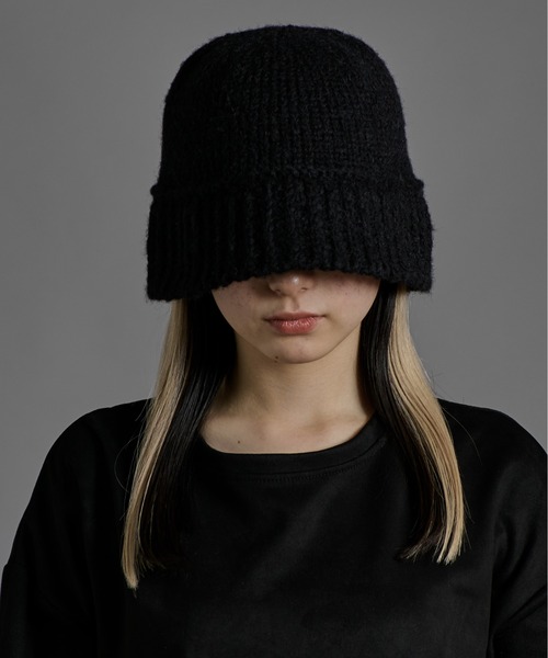 CALIFORNIA OUTFITTERS(カリフォルニア アウトフィッターズ)の「2-11D22 リブ ニット バケットハット ニット帽 バケハ(ハット・レディース・ベージュ/チャコールグレー/ブラック/アイボリー・ONESIZE)」の7枚目の写真