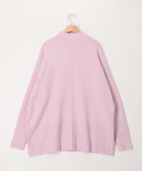 MICO COULIER(ミコクリエ)の「特紡毛異ゲージボトルネックチュニックニット(ニット/セーター・レディース・オフホワイト/グリーン/ライトグレー/ラベンダー・38)」の16枚目の写真