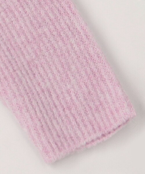 MICO COULIER(ミコクリエ)の「特紡毛異ゲージボトルネックチュニックニット(ニット/セーター・レディース・オフホワイト/グリーン/ライトグレー/ラベンダー・38)」の19枚目の写真