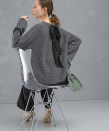 URBAN RESEARCH ROSSO WOMEN | バックリボンニット(ニット/セーター)