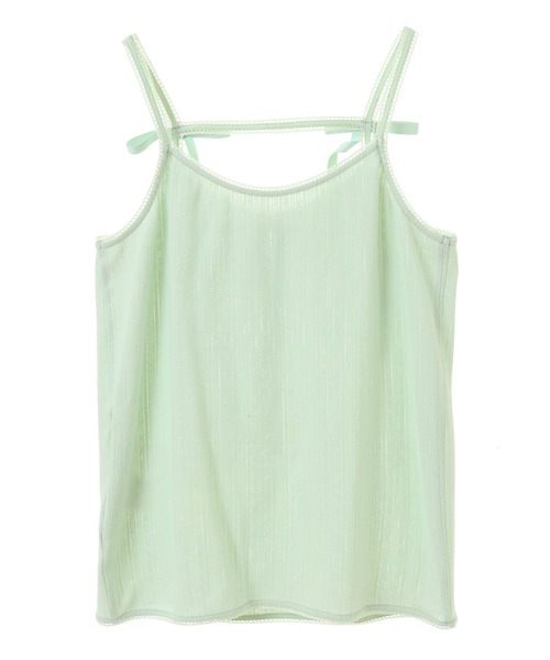 Candy Stripper（キャンディストリッパー）の「BABY RIBBON キャミソール（キャミソール・レディース・ブラック/ピンク/ミント/オフホワイト・FREE）」の12枚目の写真